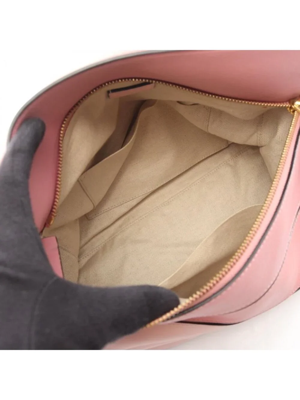 Loewe Handbag Puzzle Bag 2-Way Pink Leather